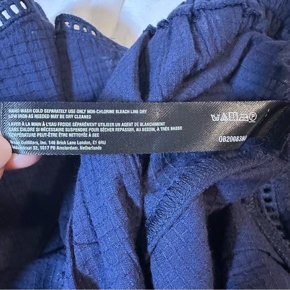 Free People Intimately Shorts SZ S Blue Lightweight Elastic Waist Lounge (O) - Picture 8 of 12